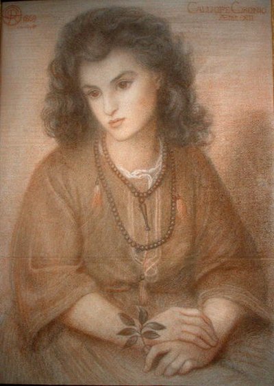Calíope de Dante Gabriel Charles Rossetti