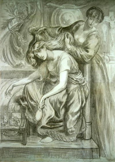 La canción de muerte de Desdémona de Dante Gabriel Charles Rossetti