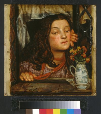 Chica en una celosía, 1862 de Dante Gabriel Charles Rossetti