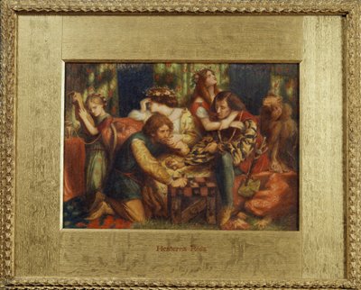 Los caballos rosas de Dante Gabriel Charles Rossetti