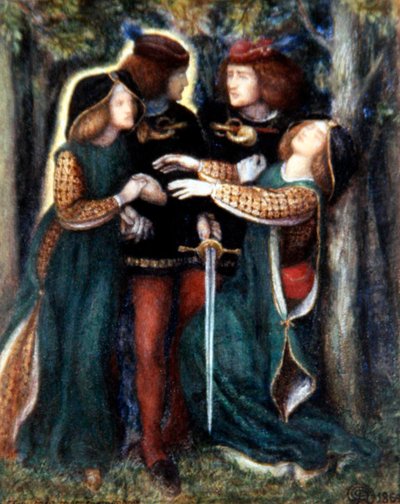 Cómo se conocieron de Dante Gabriel Charles Rossetti