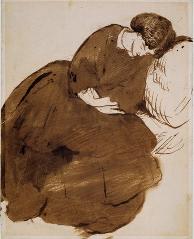Jane Morris (1839-1914) de Dante Gabriel Charles Rossetti