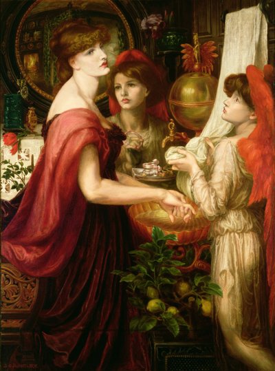 La bella mano de Dante Gabriel Charles Rossetti