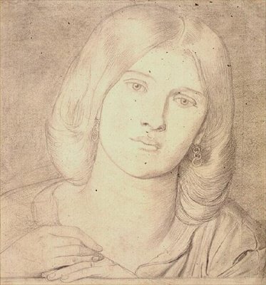 Señorita Fanny Cornforth, c.1860 de Dante Gabriel Charles Rossetti