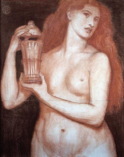 Pandora de Dante Gabriel Charles Rossetti