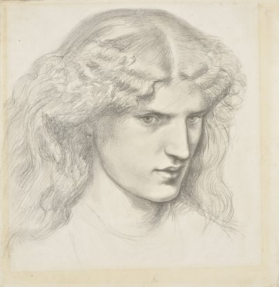 Retrato de Annie Miller, 1860s de Dante Gabriel Charles Rossetti