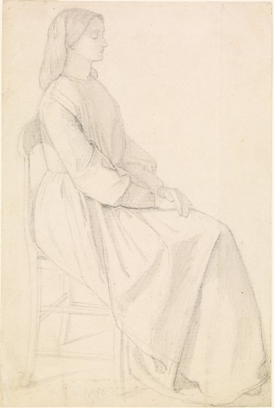 Retrato de Elizabeth Siddal de Dante Gabriel Charles Rossetti