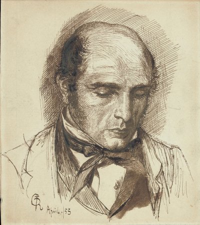 Retrato de Henry Polidori, 1953 de Dante Gabriel Charles Rossetti