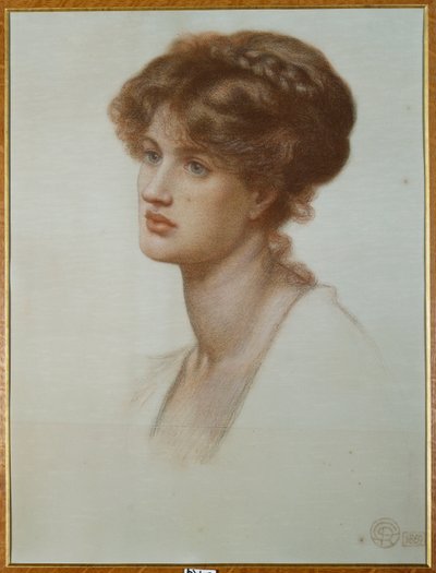 Retrato de la Sra. William J. Stillman, busto de Dante Gabriel Charles Rossetti