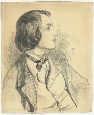 Retrato de William Michael Rossetti de Dante Gabriel Charles Rossetti