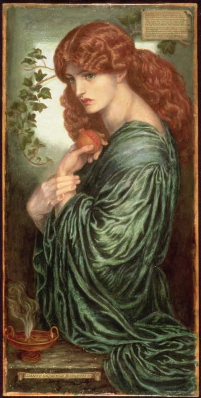 Proserpina, 1882 de Dante Gabriel Charles Rossetti