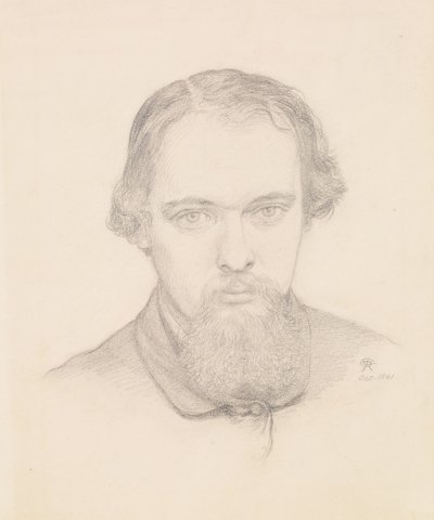 Autorretrato de Dante Gabriel Charles Rossetti