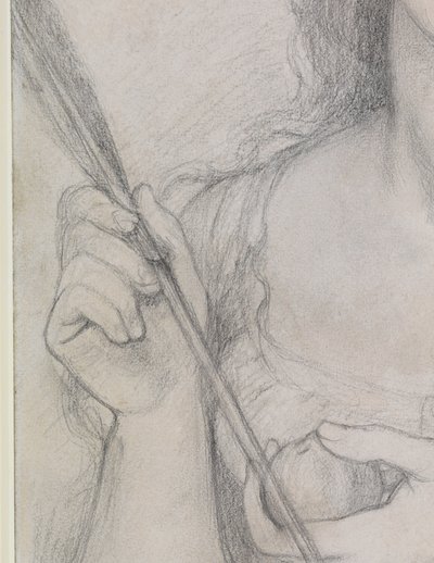 Estudio para "Venus Verticordia" de Dante Gabriel Charles Rossetti