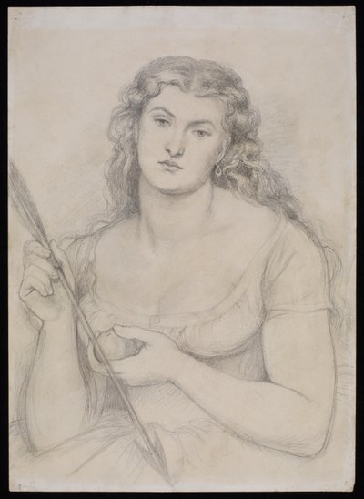 Estudio para "Venus Verticordia", c.1863-64 de Dante Gabriel Charles Rossetti