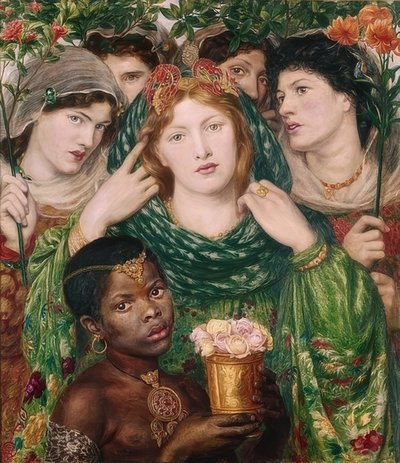 La amada (La novia). 1865-66 de Dante Gabriel Charles Rossetti