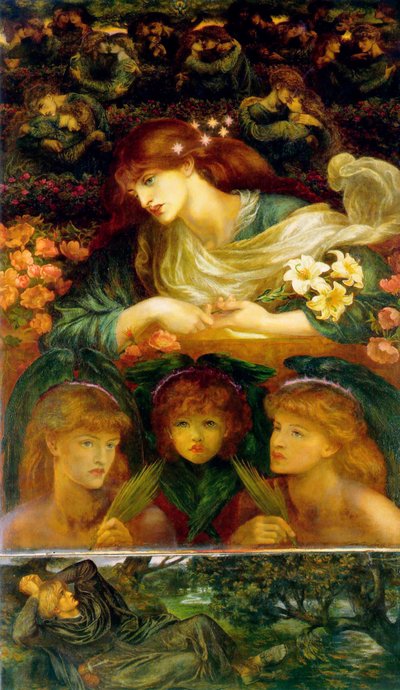 La Bendita Damozel de Dante Gabriel Charles Rossetti