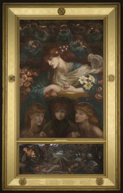 La damisela bendita, 1875-78 de Dante Gabriel Charles Rossetti