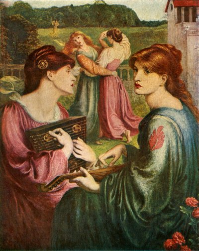 El Prado del Cenador, 1850-1872 de Dante Gabriel Charles Rossetti