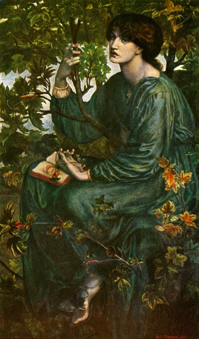 El ensueño, 1880 de Dante Gabriel Charles Rossetti