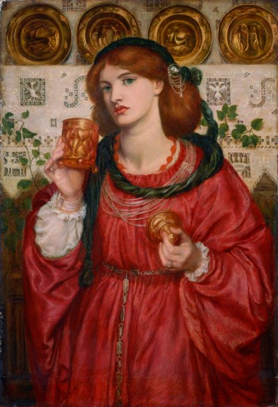 La copa de amor, 1867 de Dante Gabriel Charles Rossetti