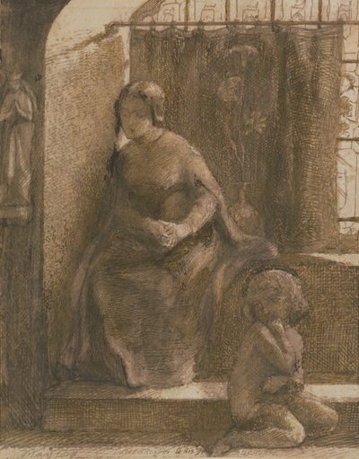 El sol puede brillar y nosotros estar fríos, 1848 de Dante Gabriel Charles Rossetti
