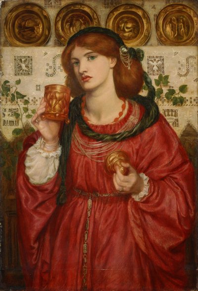 La copa del amor de Dante Gabriel Rossetti