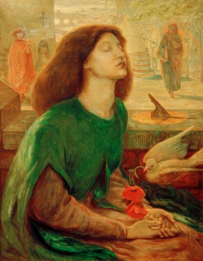 Beata Beatrix de Dante Gabriel Charles Rossetti
