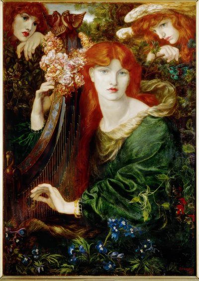 La Ghirlandata de Dante Gabriel Charles Rossetti