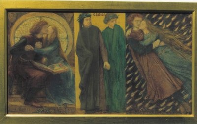 Paolo y Francesca da Rimini de Dante Gabriel Charles Rossetti