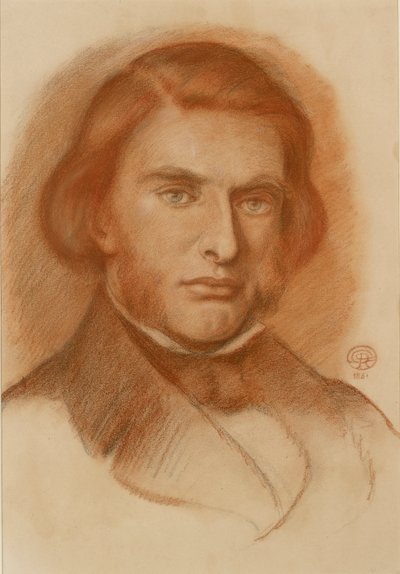 Retrato de John Ruskin de Dante Gabriel Rossetti