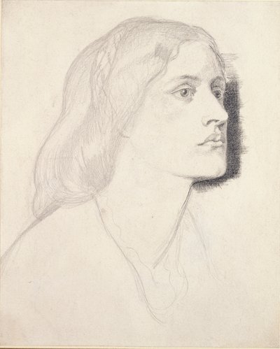 Retrato de la Señorita Ruth Herbert, Probablemente 1858 de Dante Gabriel Rossetti