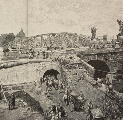 Obras en el Puente Sant