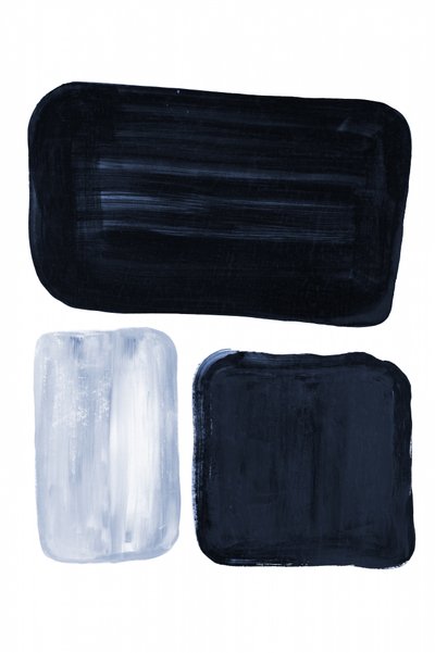 Bloques azules minimalistas de Danushka Abeygoda