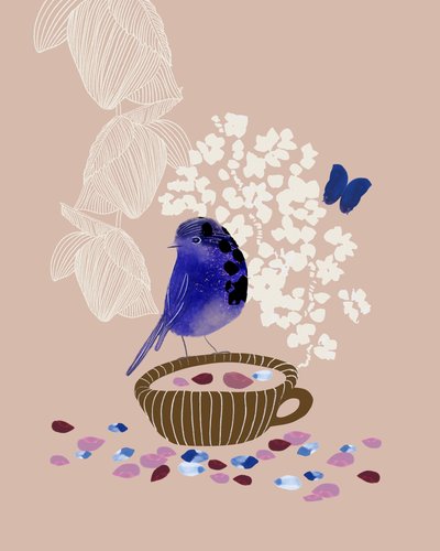 Té «El pájaro azul» de Danushka Abeygoda