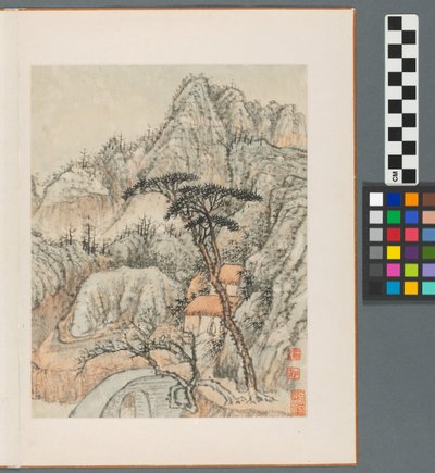 Reminiscencias del río Qinhuai, Dinastía Qing de Daoji Shitao