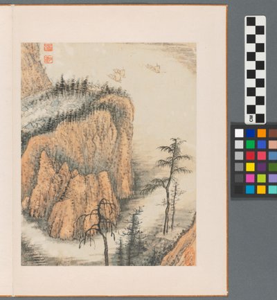 Reminiscencias del río Qinhuai, Dinastía Qing de Daoji Shitao