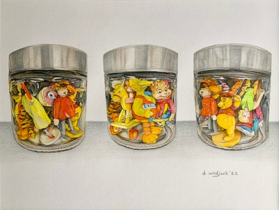 Ready For Adventure, 2022 (lápiz sobre papel) de Darrell Windjack