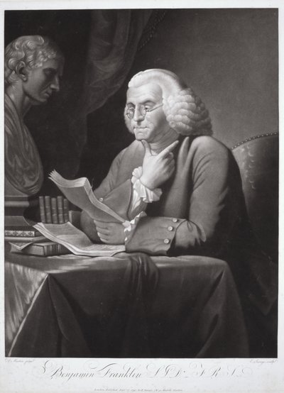 Benjamin Franklin de David (after) Martin