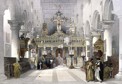 Capilla del Convento de Santa Catalina en el Monte Sinaí, 21 de febrero de 1839, lámina 112 del Volumen III de 