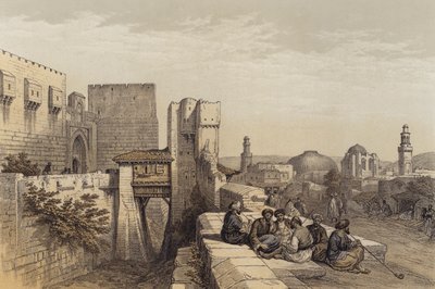 Entrada a la Ciudadela de Jerusalén de David (after) Roberts