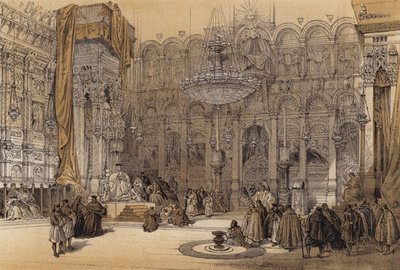 Iglesia Griega del Santo Sepulcro de David (after) Roberts
