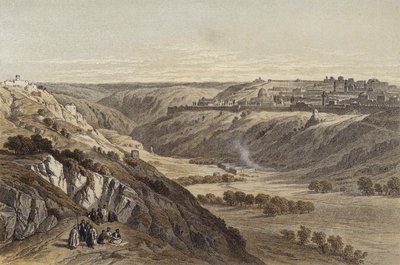 Jerusalén desde el Monte de los Olivos de David (after) Roberts