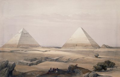 Las pirámides de Giza de David (after) Roberts