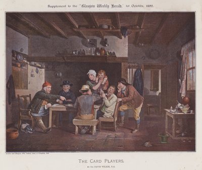 Los jugadores de cartas de David (after) Wilkie