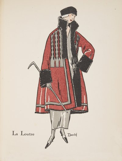 La Loutre, de una colección de placas de moda de David