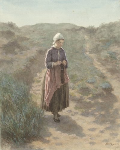 En las dunas de Zandvoort de David Adolph Constant Artz