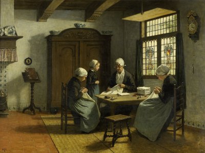 En el orfanato de Katwijk-Binnen de David Adolph Constant Artz