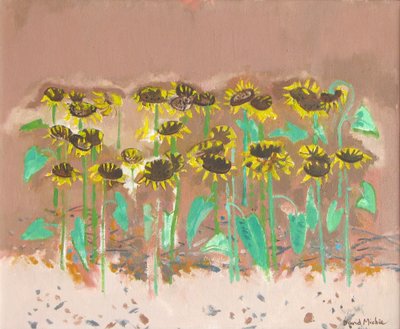 Girasoles (óleo sobre lienzo) de David Alan Redpath Michie