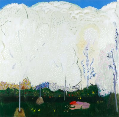 Primavera de Virginia, cornejo y árboles de Judas de David Alan Redpath Michie