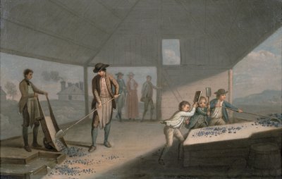 Minería de plomo en Leadhills, la entrega y clasificación del plomo de David Allan